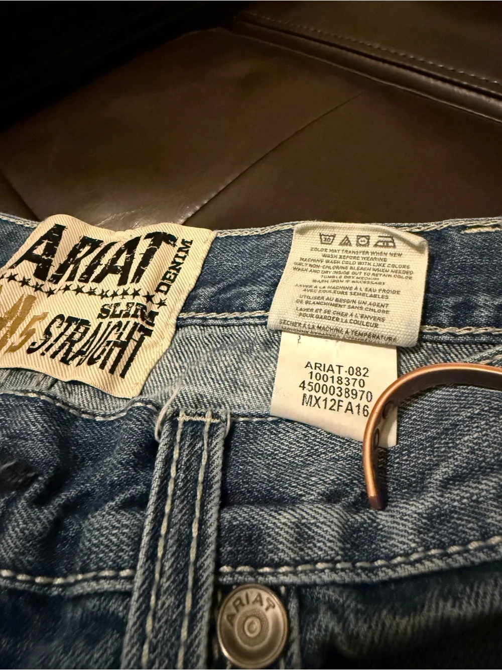 Ariat Men’s Bootcut Jeans - Medium Blue Wash